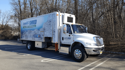 mobile shredding company truck