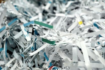 Shredded paper