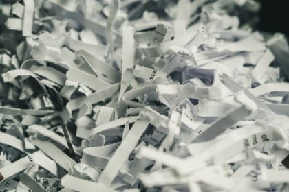 Shredded paper